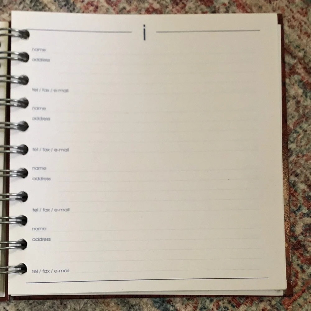Small Friends Teddy Bear Address Book
